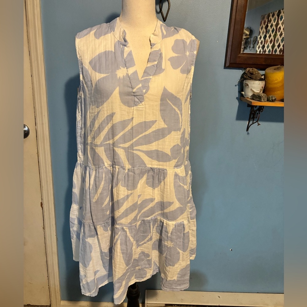 Turks & Caicos, Cotton, Floral, Dress